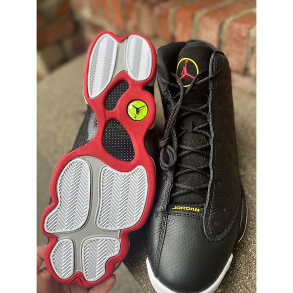 Nike Air Jordan 13 Retro Playoffs Black Red Yellow 414571-062 Men\'s Size 18 main image 6